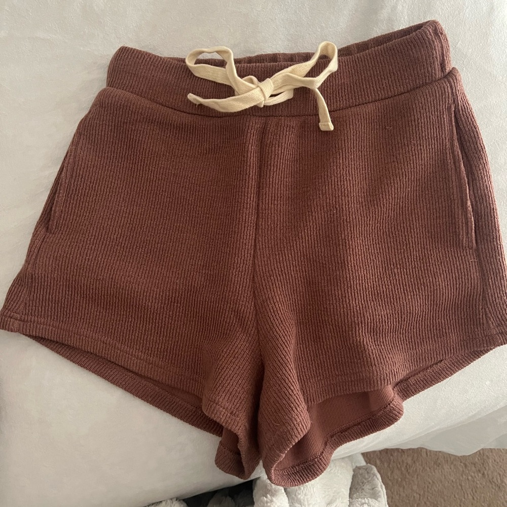 Women's Ribbed Knit Shorts